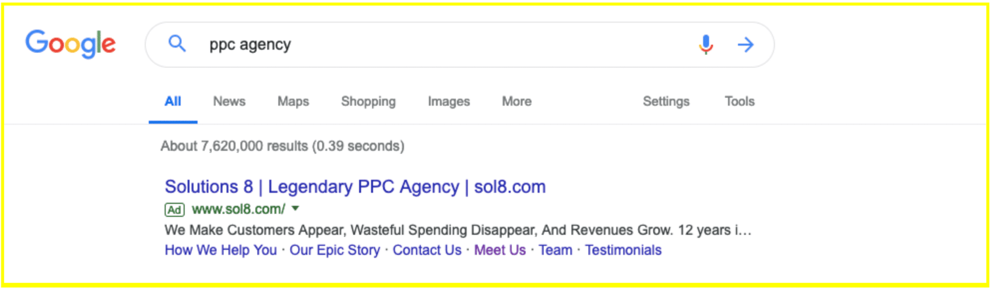 Google Search Ads for PPC Agency