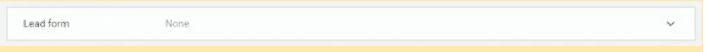 Google Ads Dashboard Lead Form Screenshot