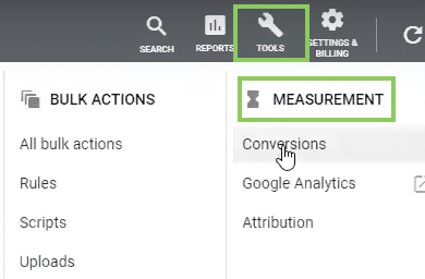 Conversion Tracking Setup in Google ads