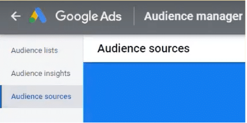 View your audience sources in Google Ads