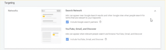 Google Ads Standard Shopping Targeting Settings