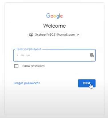 Sign in with Google