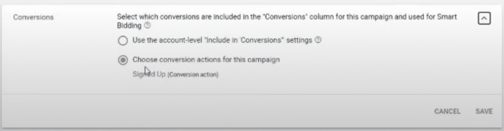 conversion actions for smart bidding SaaS case study
