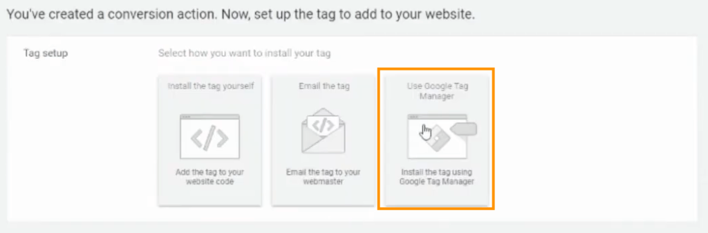 setting up your tag for phone call conversion tracking