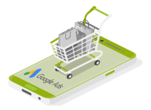 Google Ads mobile shopping cart