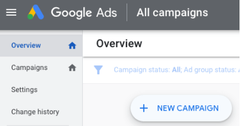 Google Ads General campaign tutorial - start a new campaign