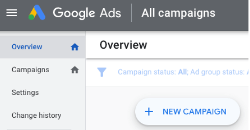 Google Ads competitor campaign tutorial - select a goal for the campaign