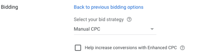 Google Ads competitor campaign tutorial - manual CPC bidding strategy
