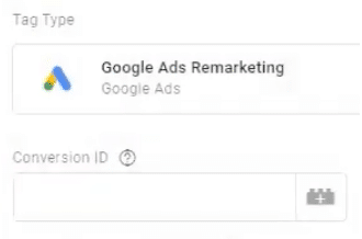 Google Ads remarketing campaign tutorial (GTM) - paste conversion ID