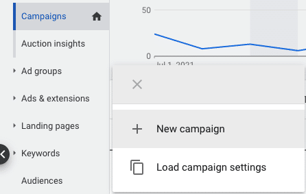 How to Create a Lead Generation Campaign in YouTube -adding a new campaign
