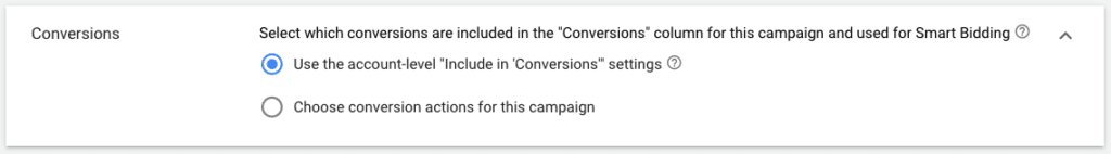 How to Create a Lead Generation Campaign in YouTube - choosing your conversion settings