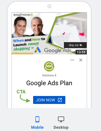 YouTube Ads mobile display