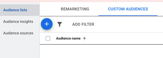 Creating custom audience tutorial - adding custom audiences