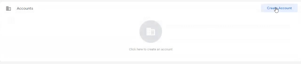 Create an account in Google Tag Manager