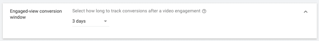 Google Ads tracking website conversions - engaged-view conversion window