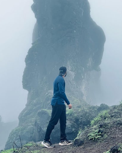 Onkar Indalkar at Rajgad Fort