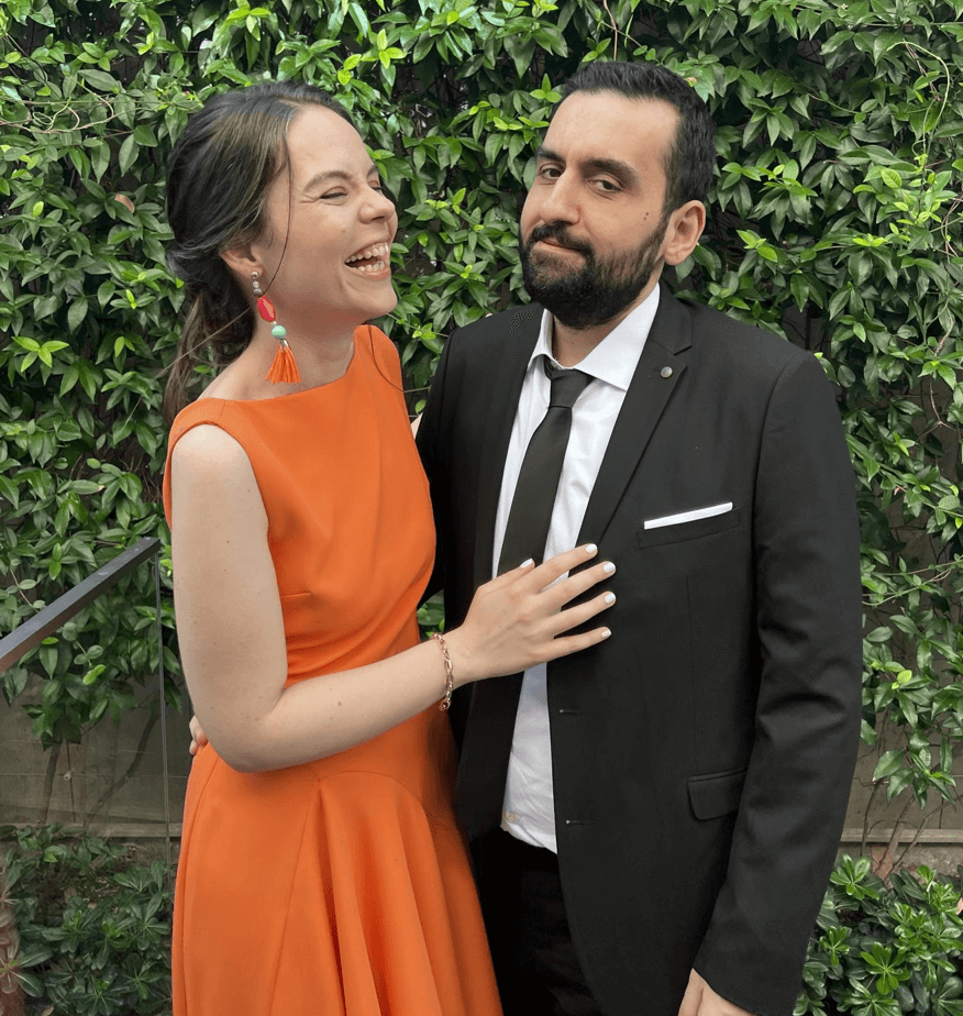 Yusuf Can Kazancioglu and wife Gizem
