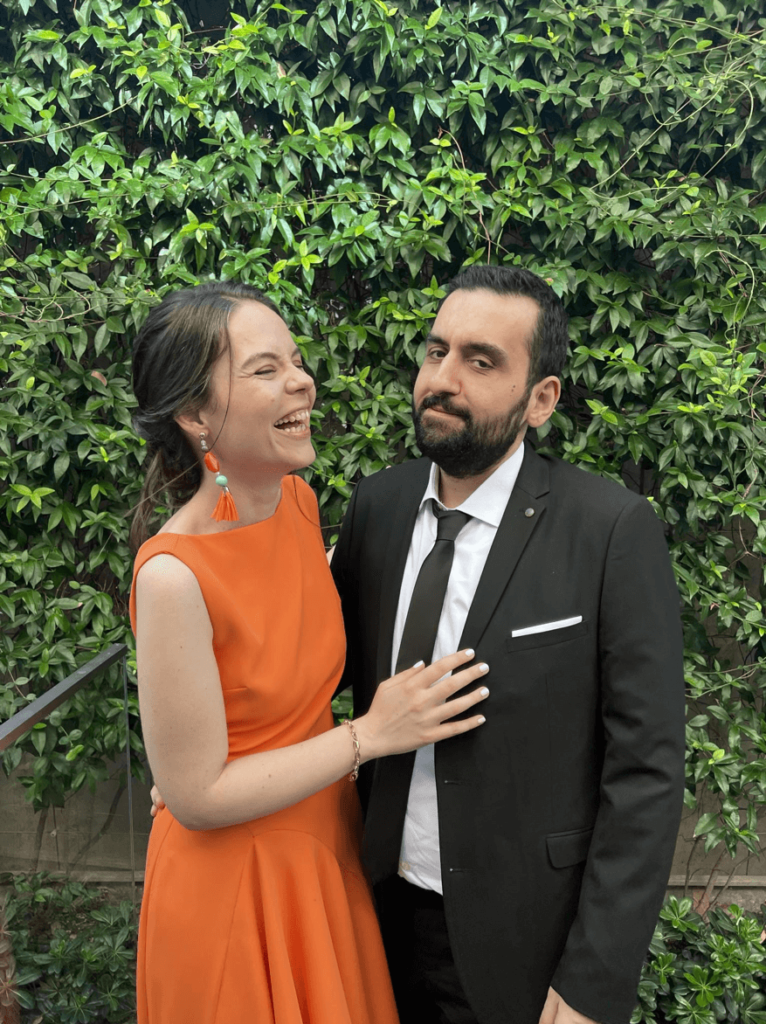 Yusuf Can Kazancioglu and wife Gizem