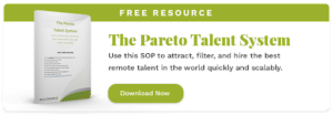 The Pareto Talent System