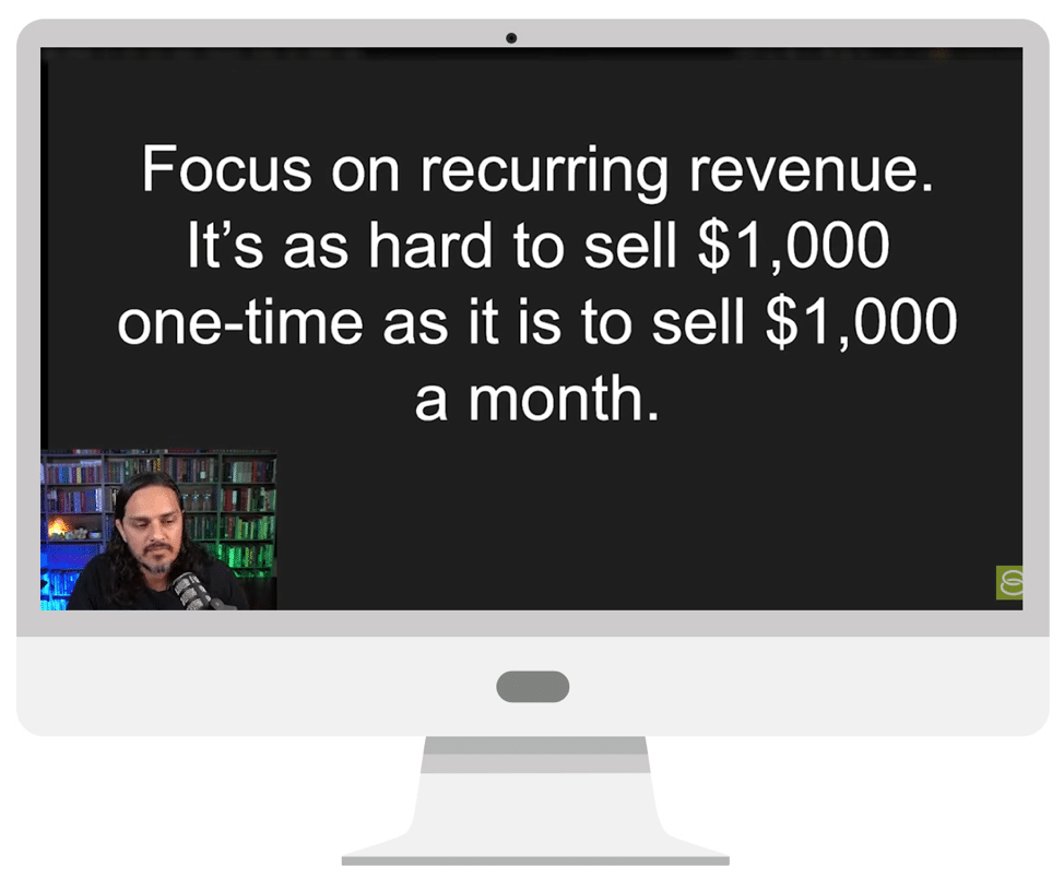 focus on recurring revenue