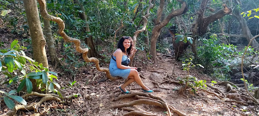 Tressy Dsouza in the woods