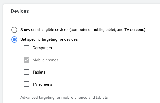 choose mobile-only setting youtube shorts