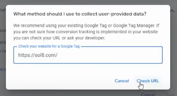 Checking your website for a google tag
