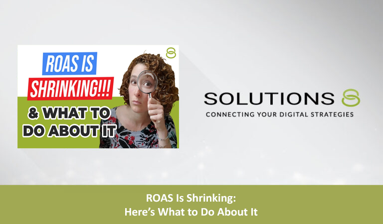 ROAS Is Shrinking & What To Do About It Google Ads MER