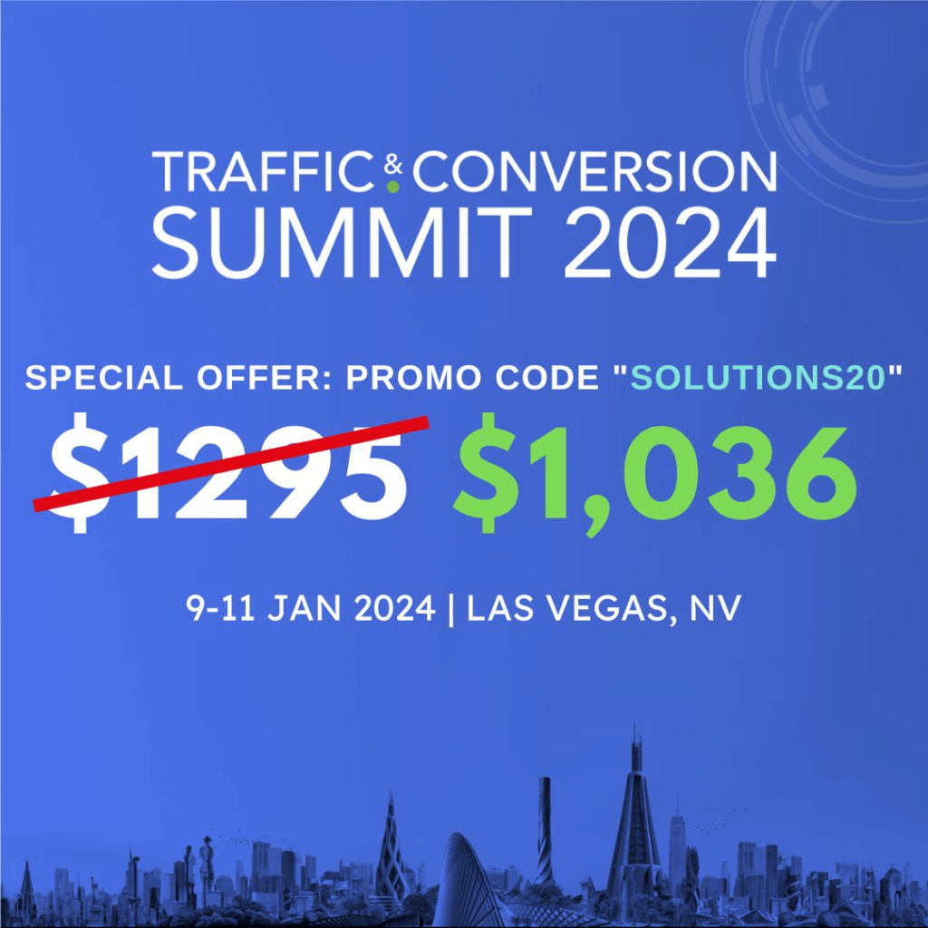 Start 2024 Right, Join The Premier Event for AI-driven Marketing & Get 20% OFF With Our Promo Code