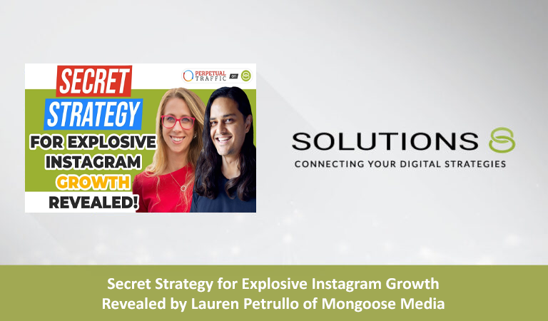 Secret Strategy for Explosive Instagram Growth Revealed by Lauren Petrullo of Mongoose Media