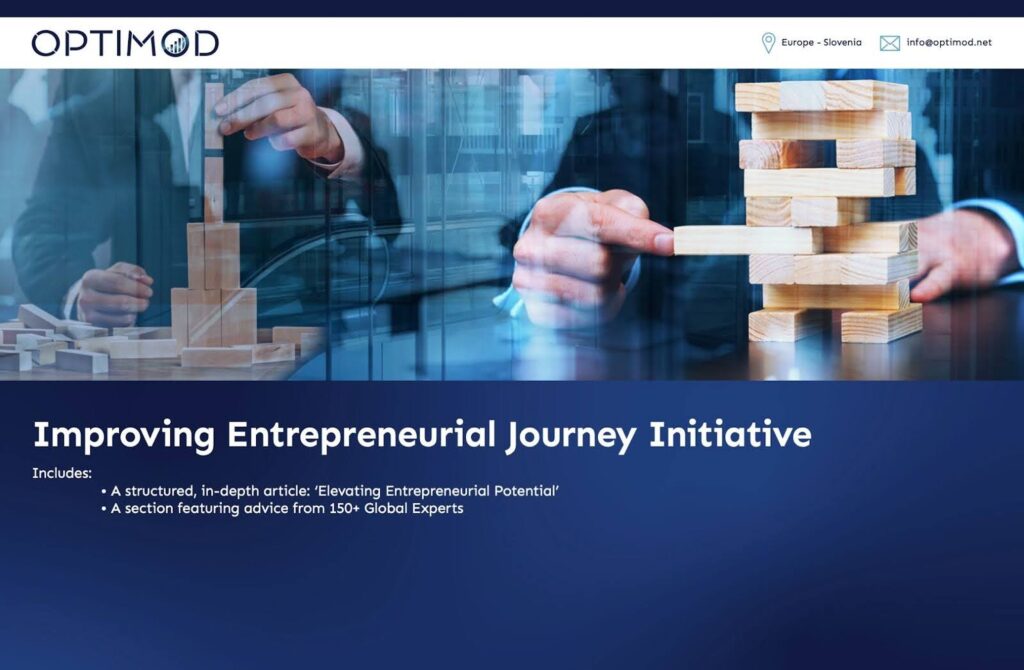 Kasim is Featured in OPTIMOD’s ‘Improving Entrepreneurial Journey Initiative’ Brochure