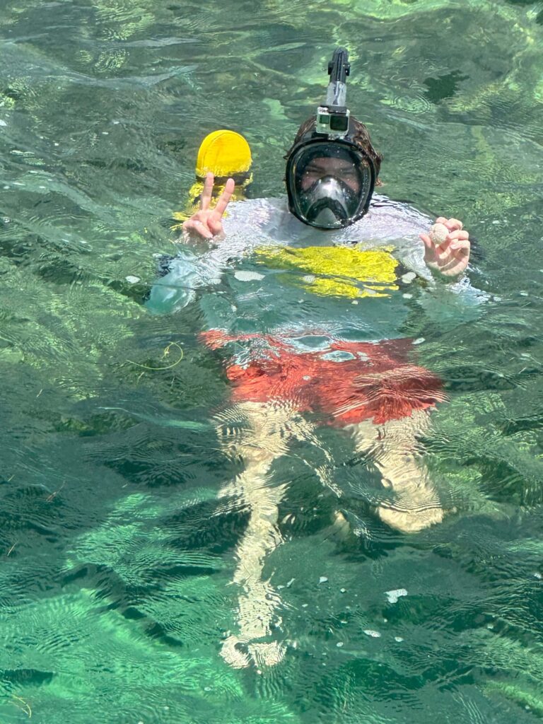 Snorkeling at Reef in Dominican