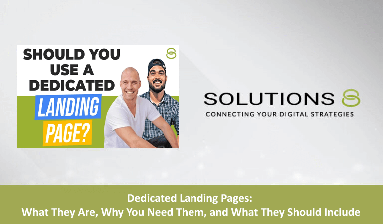 Dedicated Landing Pages: What They Are, Why You Need Them, and What They Should Include
